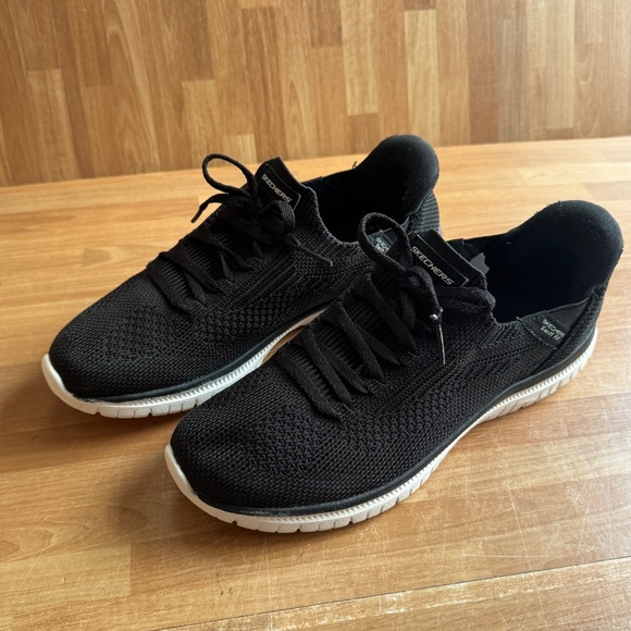 Skechers Shoes - Skechers Hands Free Slip-ins: Virtue - Divinity women's sneakers. Black, size 7